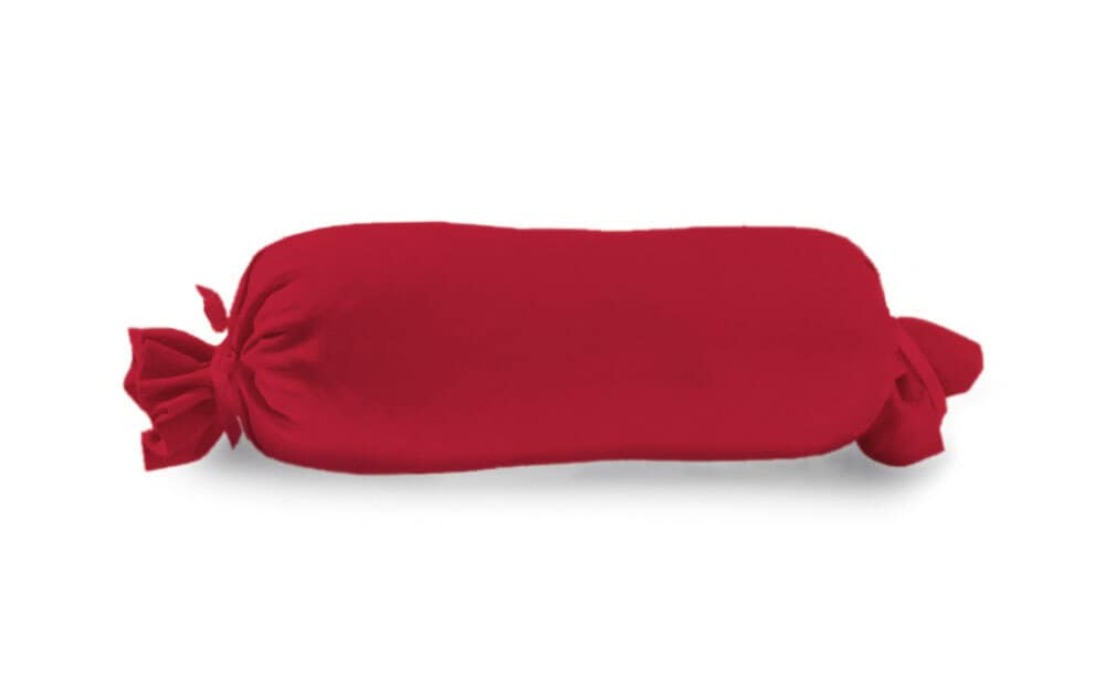 Vario Nackenrollen-Kissenhülle 15 x 40 cm rot