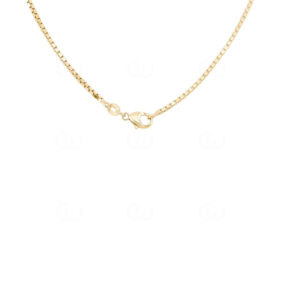 Venezianerkette diamantiert 750/18 K Gelbgold 1.6mm