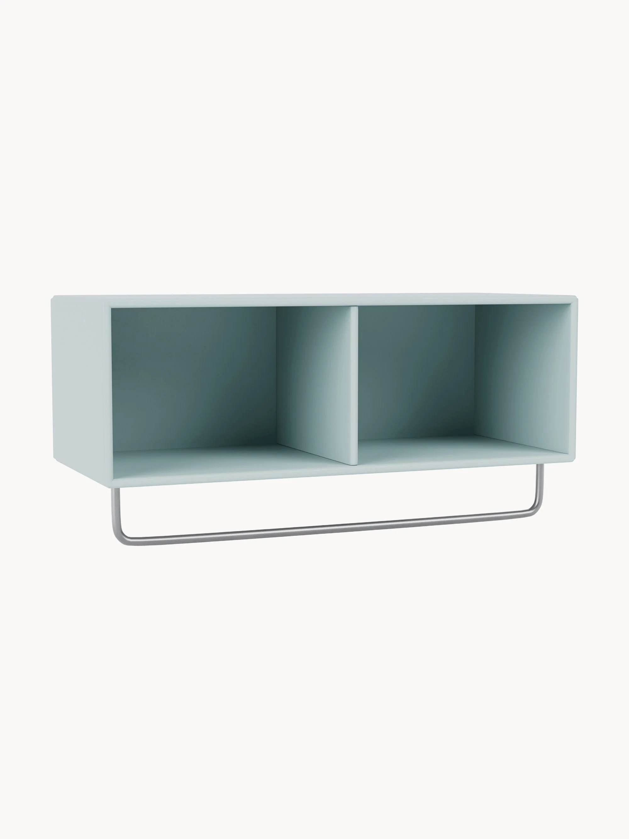 Wandrek Coat van hout met kledingstang