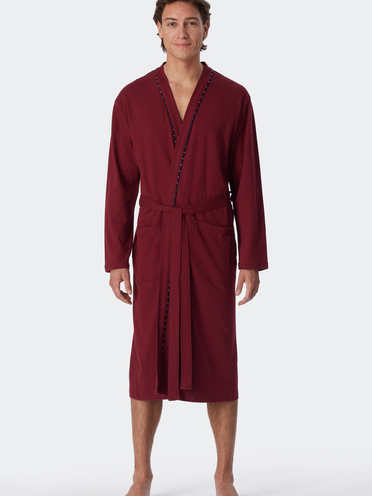 Schiesser Herren Bademantel Elegant Kimono