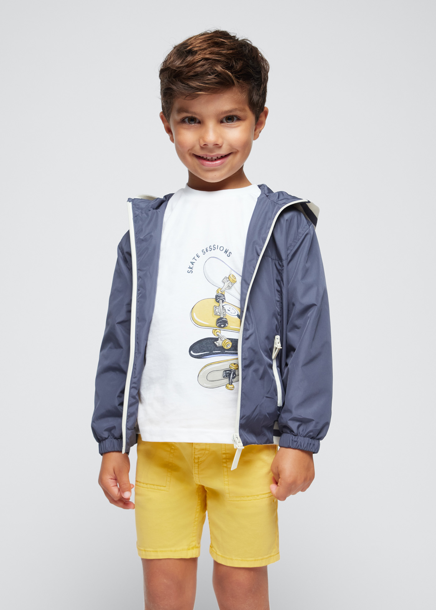 Bermuda infantil Better Cotton com cinto