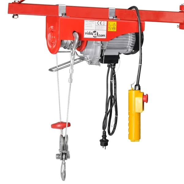 vidaXL Elektrisk vinsj 1000 W 200/400 kg