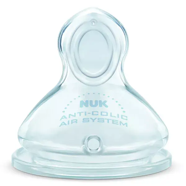Nuk Tétine Physiologique en Silicone First Choice+ +6m Débit XL Lot de 2