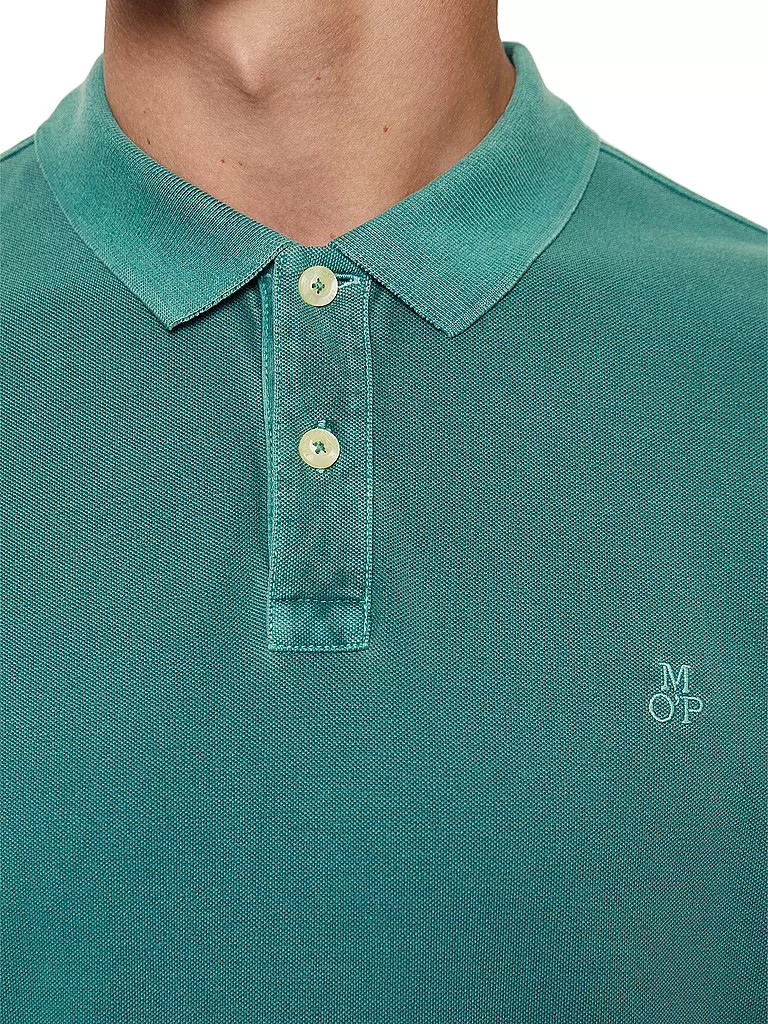 MARC O'POLO Poloshirt dunkelgrün