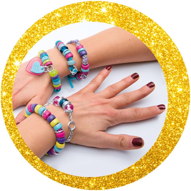 Crazy Chic - Trendige Perlenarmbänder - Clementoni
