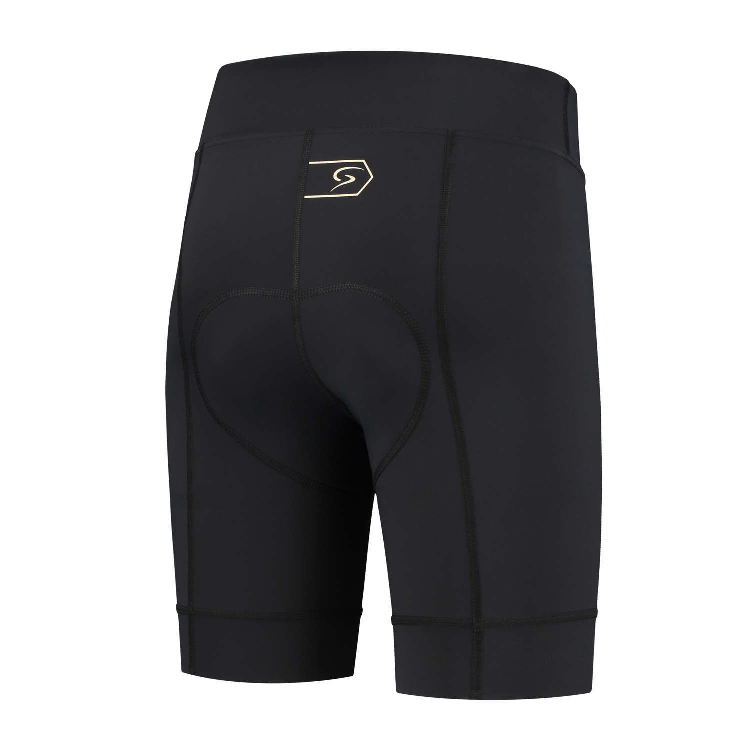 FUTURUM MARA Fietsbroek Kort Zonder Bretels Zwart Dames