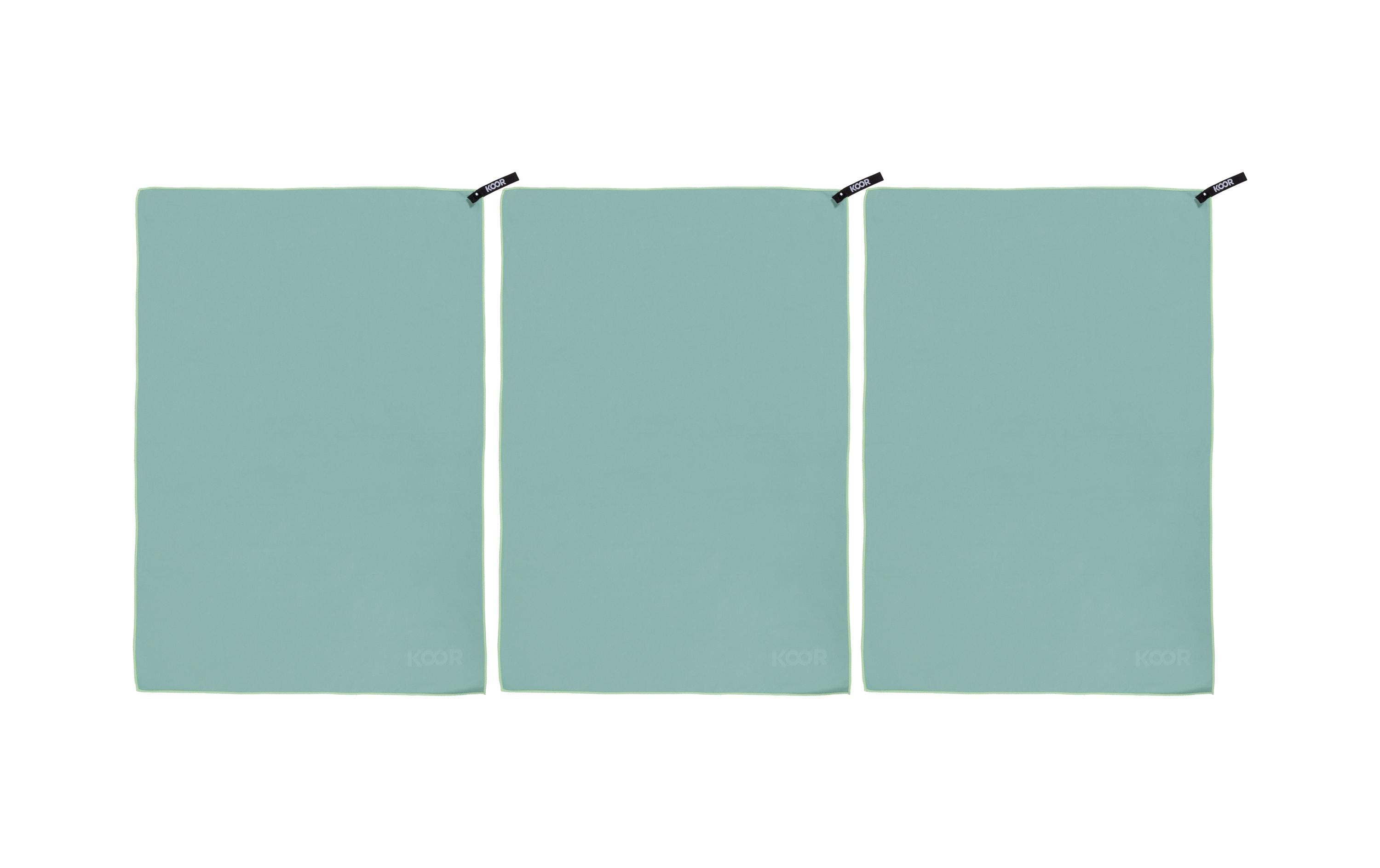 Handtuch Silva Verde 3er-Pack M 65 x 90 cmOutdoor-Badetücher mit Silber-Ionen Veredelung