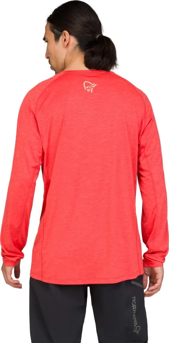 Norrøna Fjørå Equaliser Lightweight Long Sleeve M'S Paprika