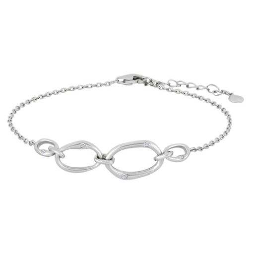 Joanli Nor Nytte Armbånd, Rhd Silver, 17 3 cm