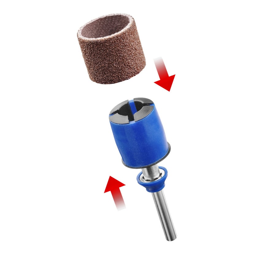 Slipebånd med spindel 3 deler