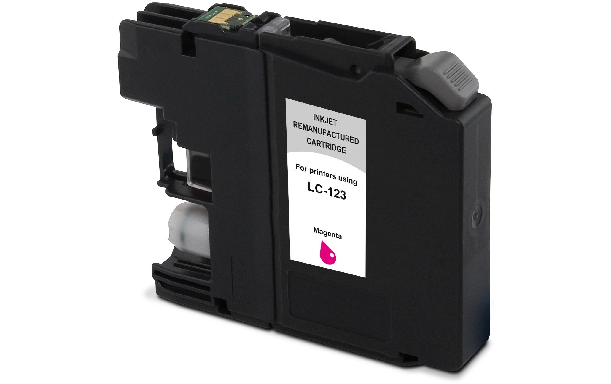 Tinte Brother LC123M MagentaDruckerpatrone