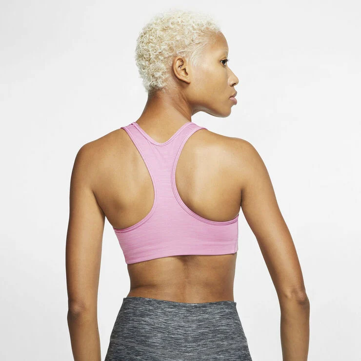 Nike Swoosh Medium Support Sports Bh Pink