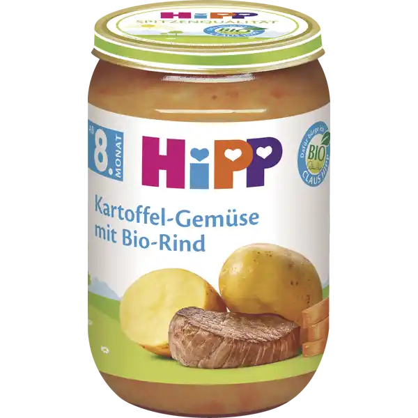 Bio Menü Kartoffel-Gemüse mit Bio-Rind