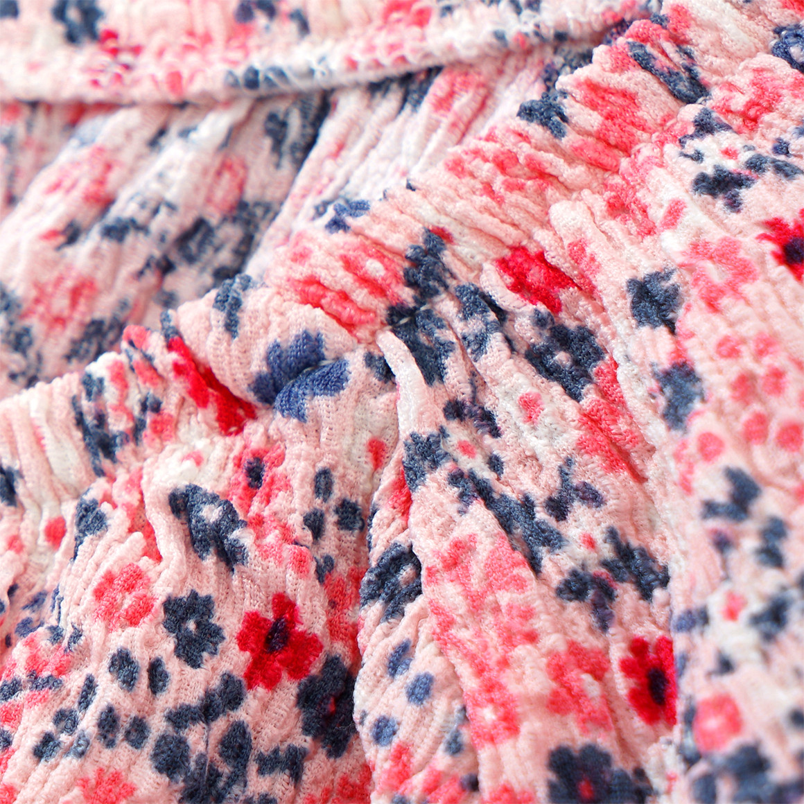 Yigga Mädchen Kleid mit Blumen allover rosa