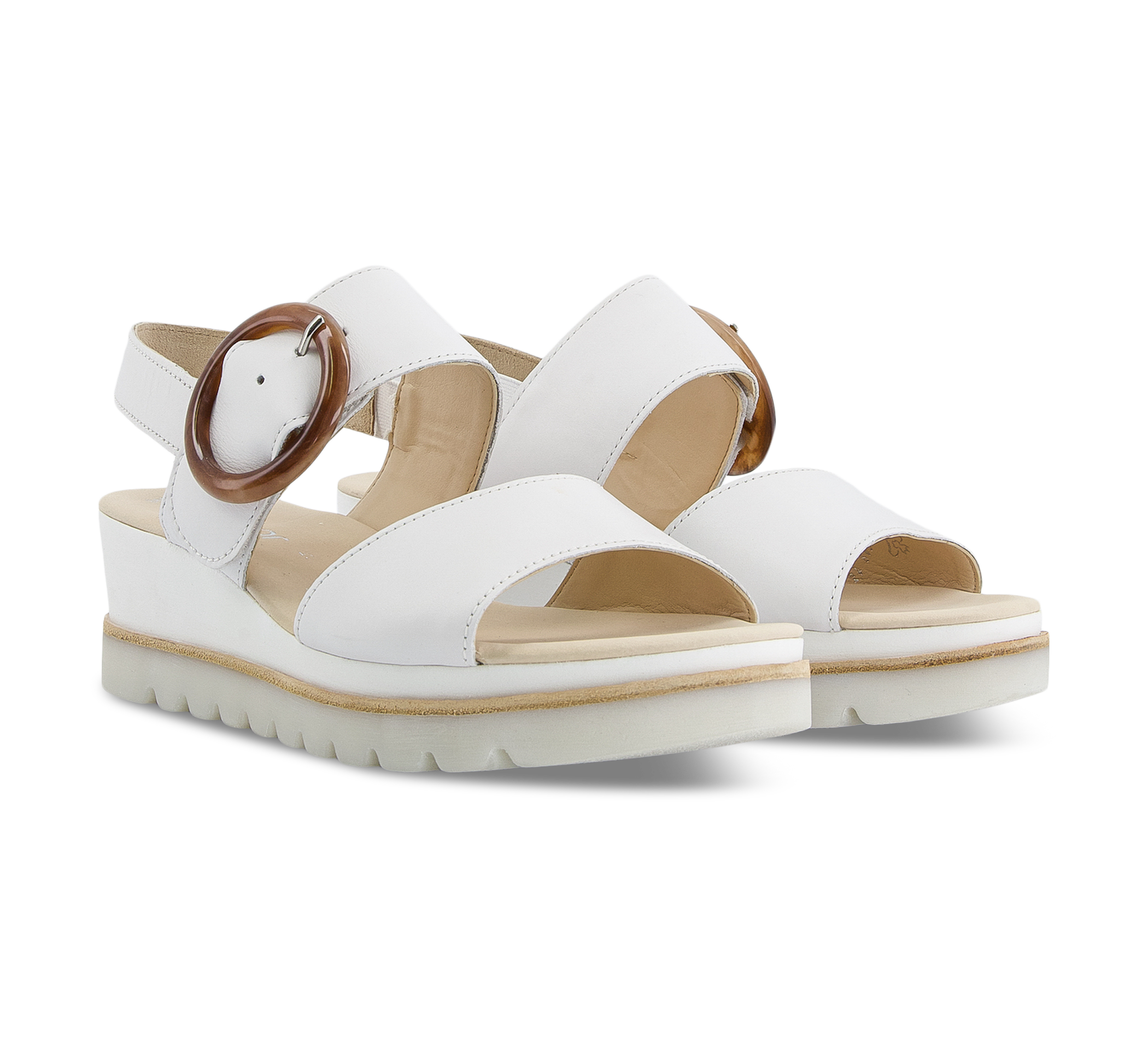 Gabor Best Fitting - Riemchensandalen weiss
