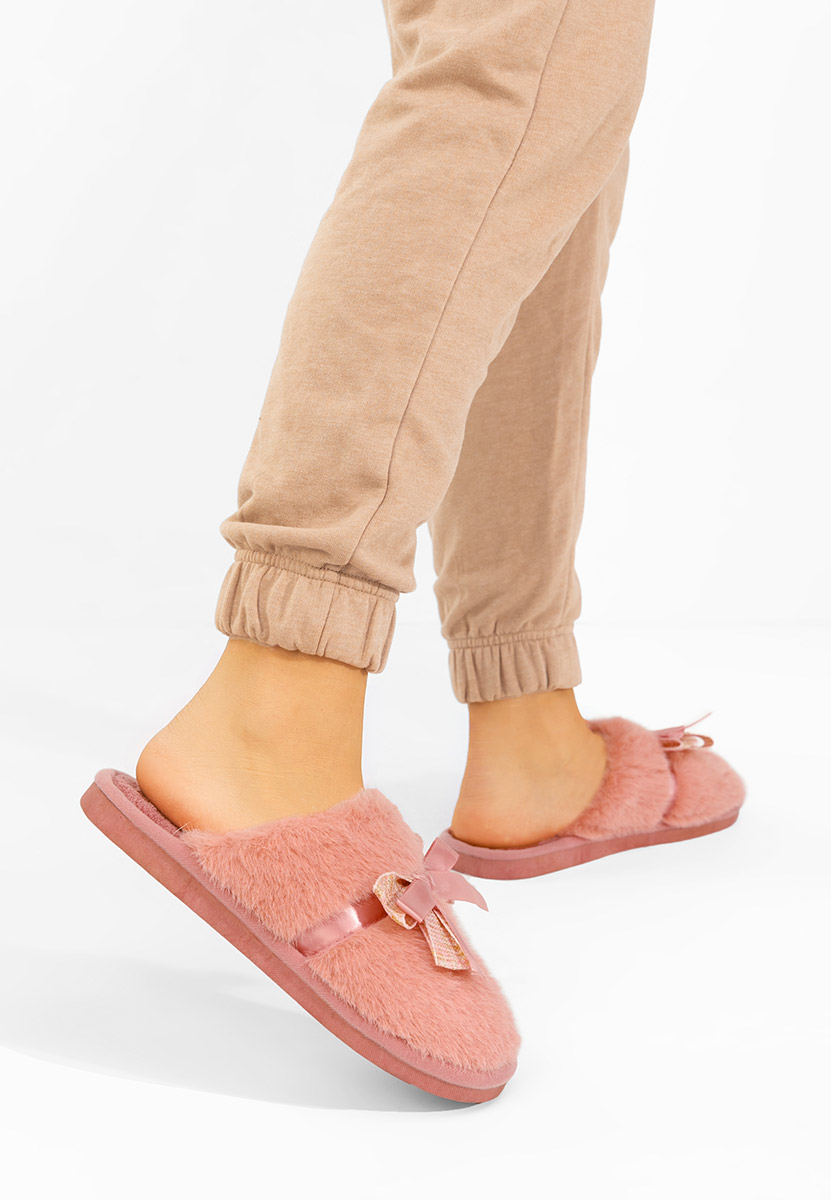 Pantoufles femme corail Aviresa