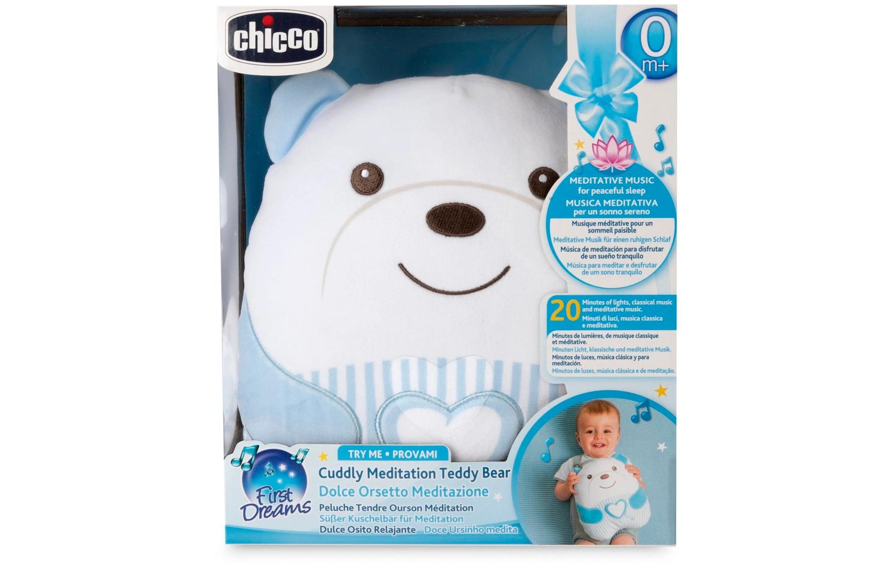 Spieluhr Kuschelbär BlauStofftier