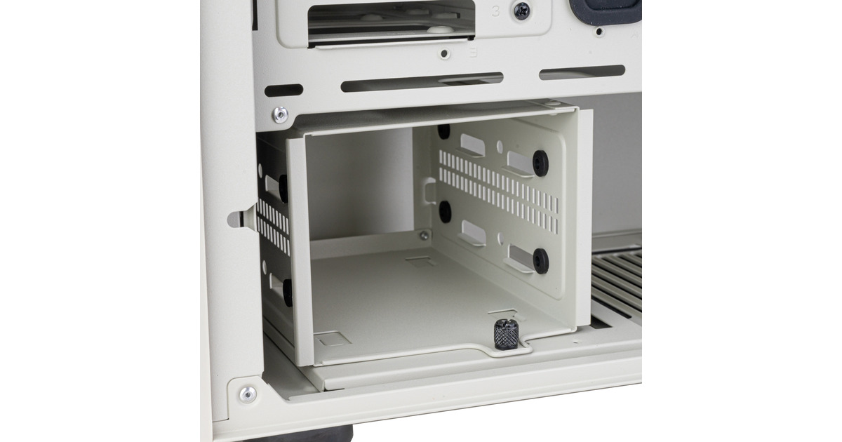 SilverStoneFLP02 midi tower behuizing  (Wit | 2x USB-A | 1x USB-C)