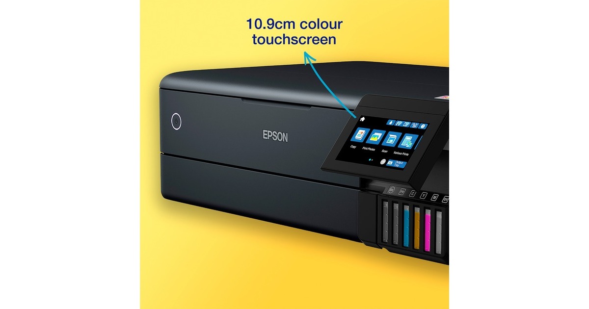 EpsonEcoTank ET-8550 all-in-one inkjetprinter  (Zwart, USB, WLAN, Scannen, Kopiëren)