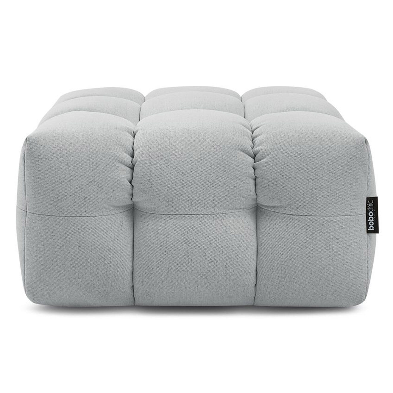 Bobochic Pouf Cloud gris clair - 84x84x43 cm