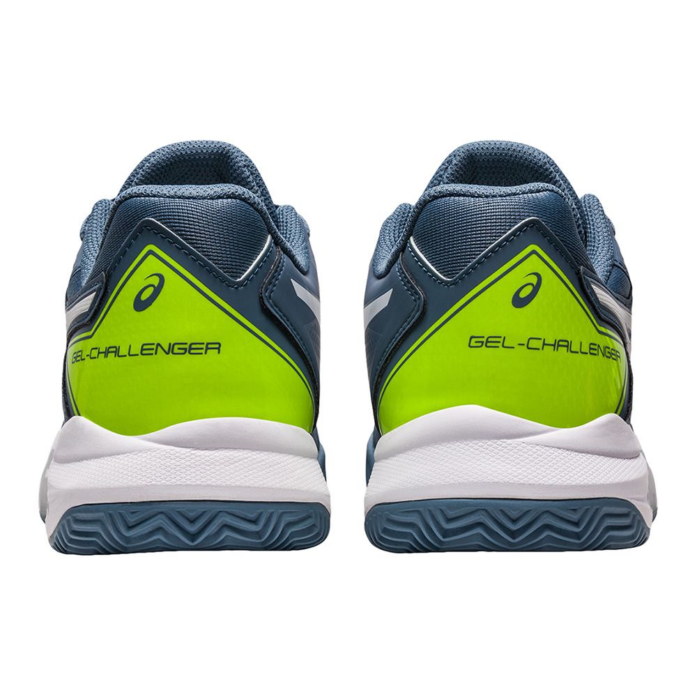 Asics GEL-CHALLENGER 13 CLAY - Chaussures tennis Homme steel blue/white