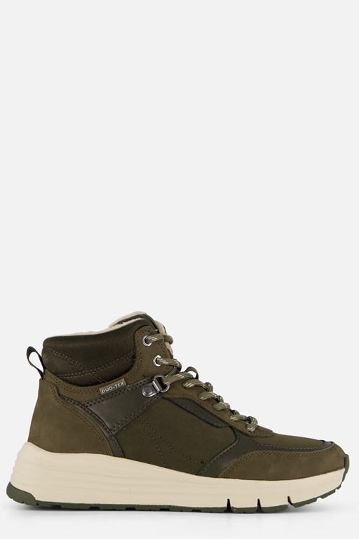 Tamaris Veterboots groen Sythetisch