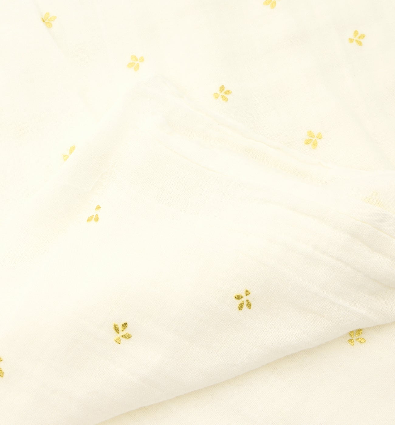 Coupon de 3 m en gaze de coton - Ecru