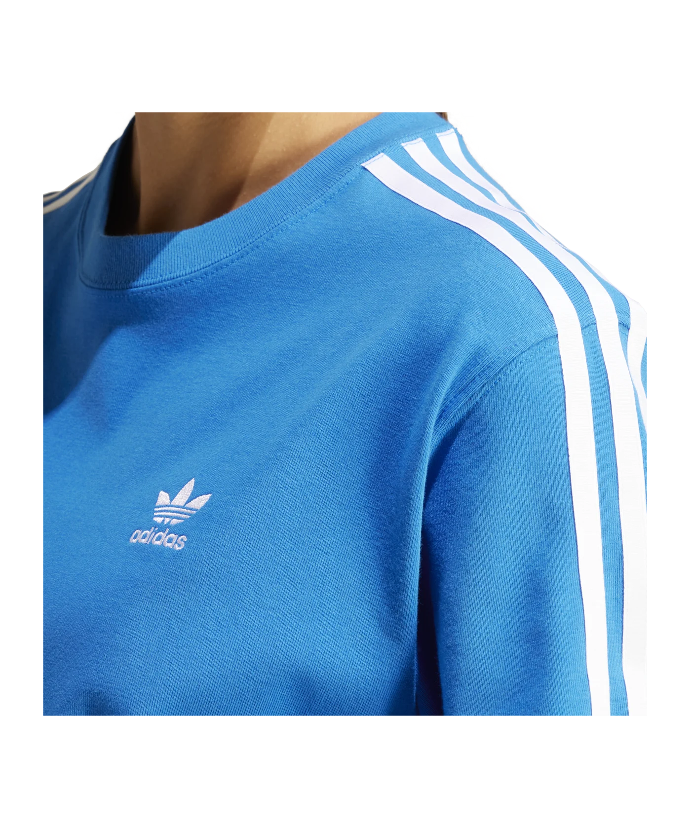 adidas Originals 3-Stripes Baby T-Shirt Damen Blau