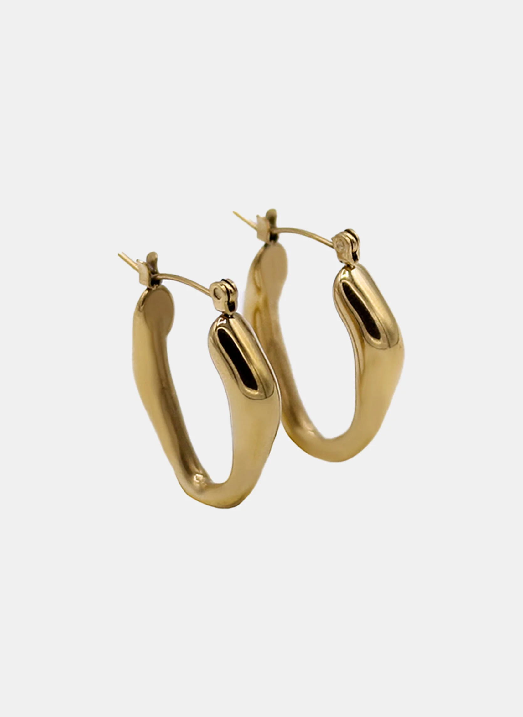 VICTOIRE - Boucles d'oreilles en acier inoxydable | Doré