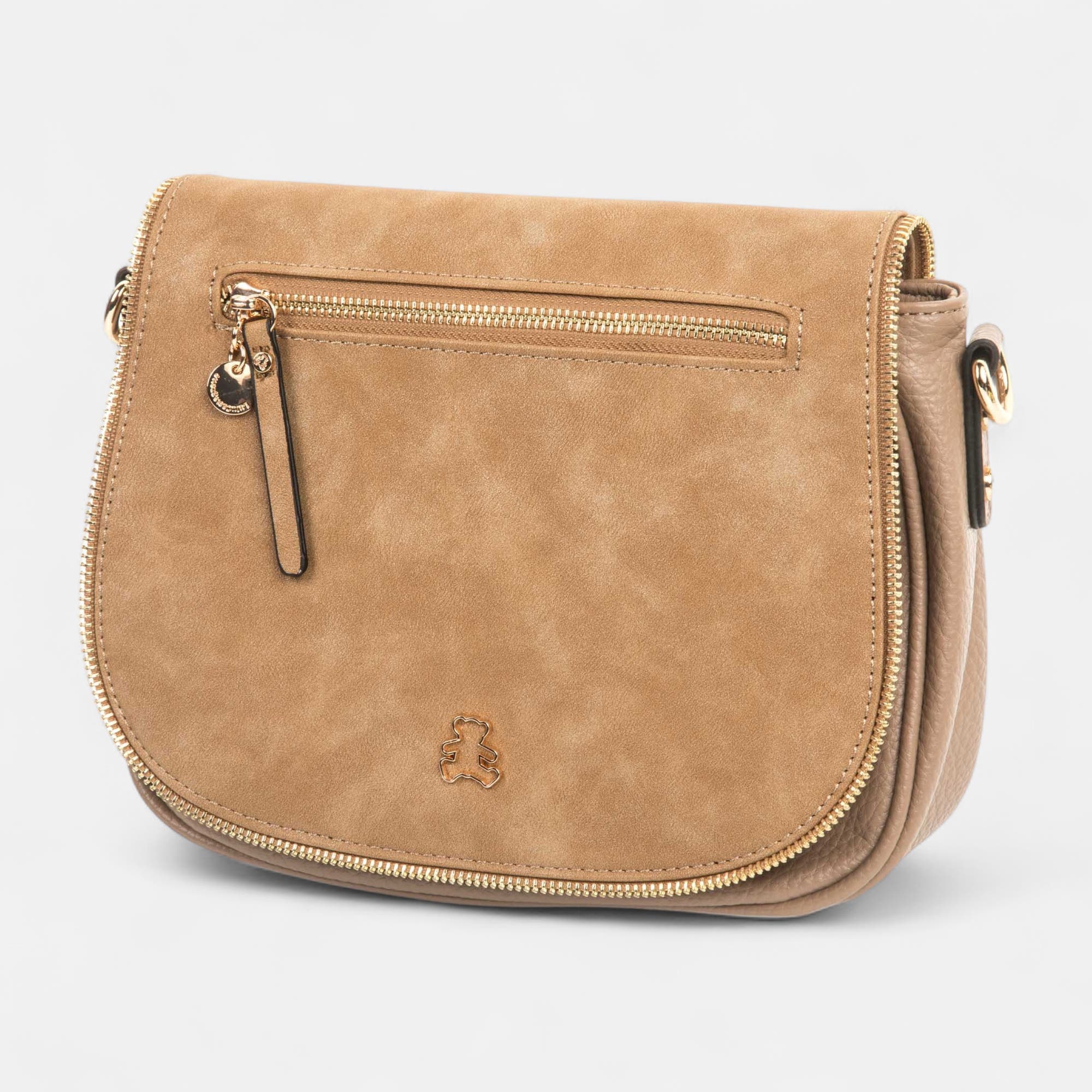 Sac bandoulière taupe