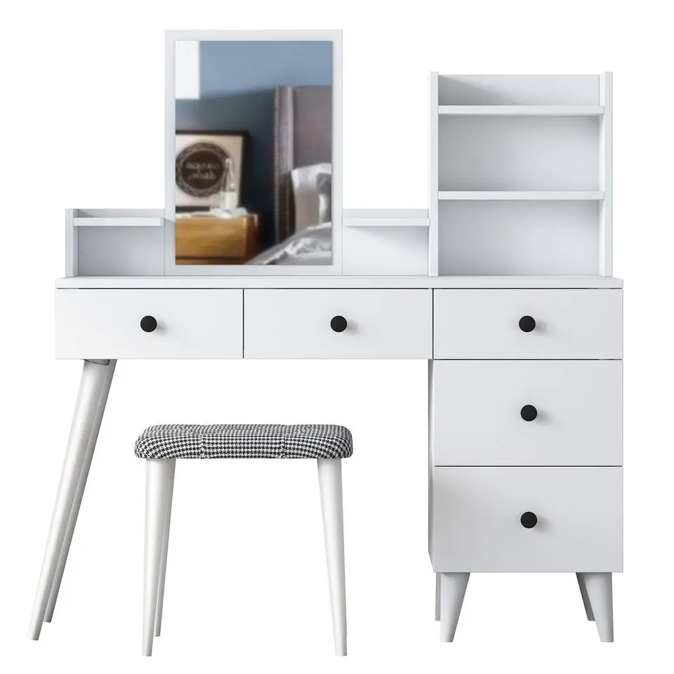 Make-up Tafel - 112cm - Incl. Kruk - Bulon