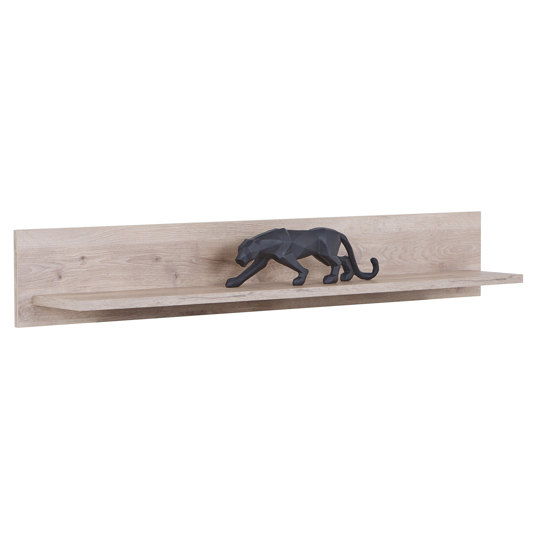 Wandregal DYNAMIC - Nox Oak-hellgrau - 138 cm