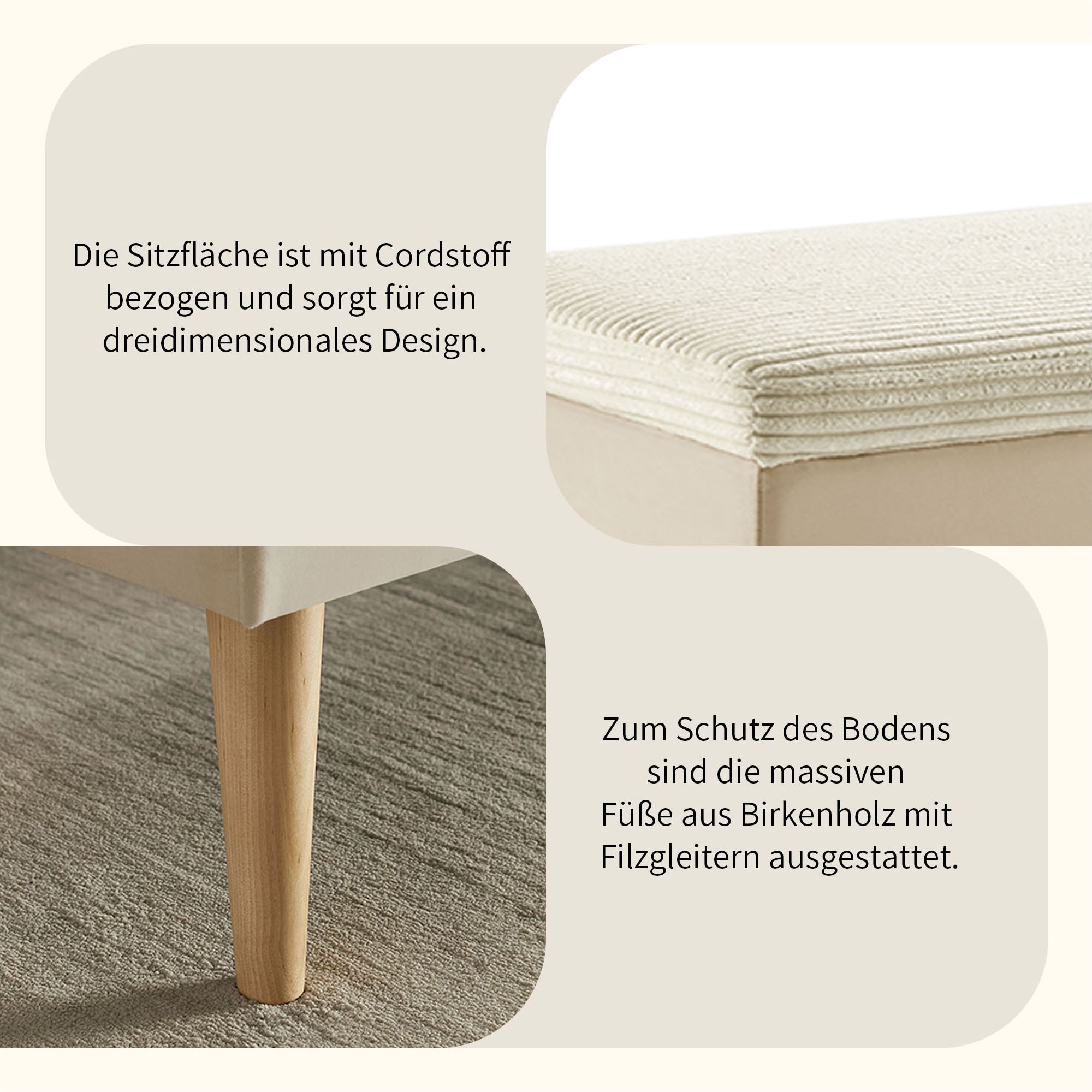 Home affaire Bettbank »Armandine mit Stauraum« wahlweise in den Breiten 140cm oder 180cm erhältlich