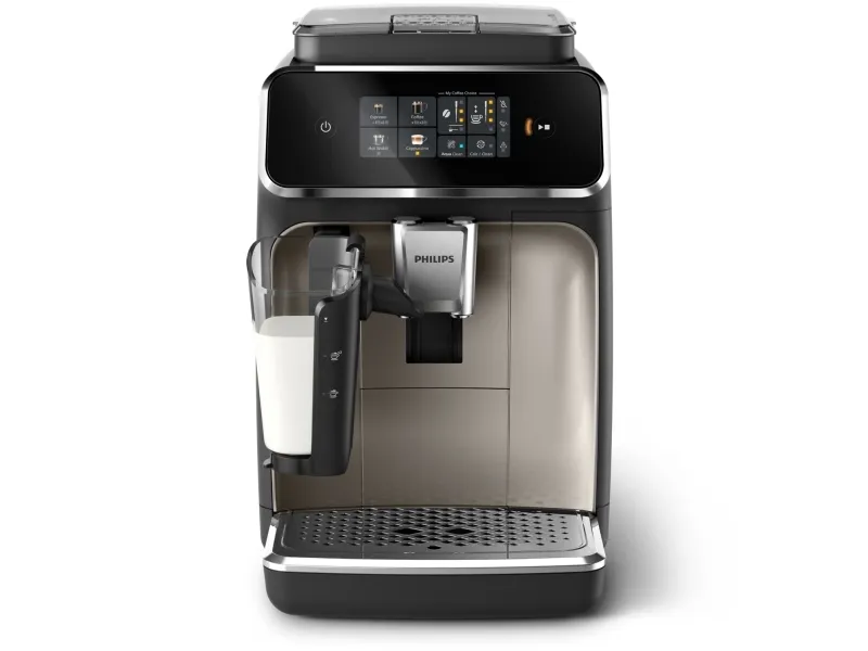 Philips Series 2300 EP2336 - Automatisk kaffemaskine med mælkeskummer - 15 bar - sort/krom