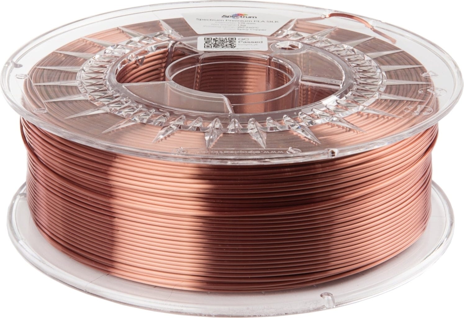 Spectrum  SILK PLA Spicy Copper, 1,75 mm (1.000 g)    PLA-Filament mit Silk-Effekt