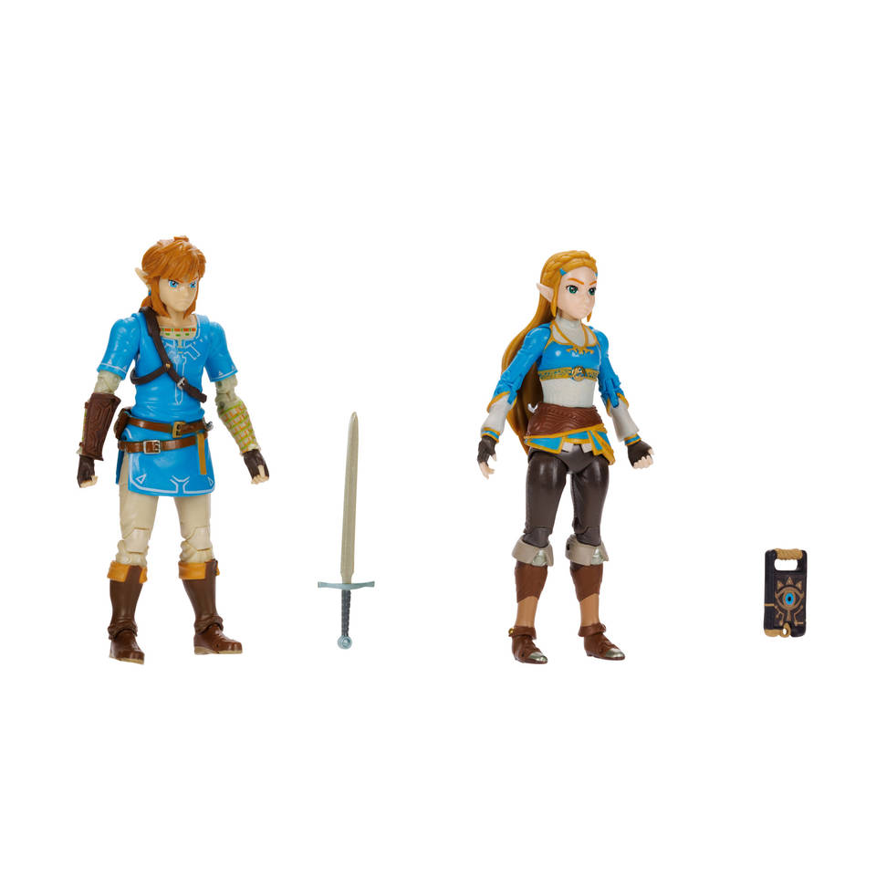 The Legend of Zelda speelfigurenset Link en Zelda