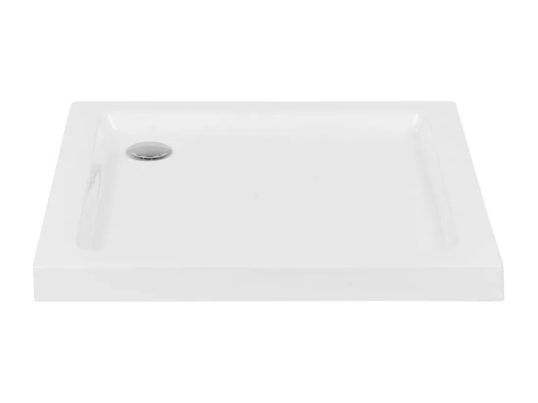 Bac de douche AMPAY 80 x 80 x 7 cm Blanc
