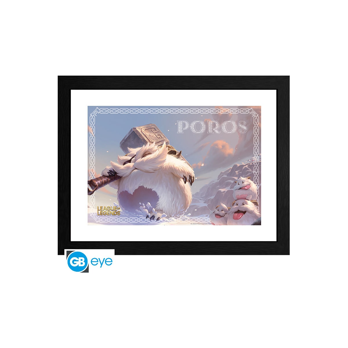 GB Eye League of Legends plakat (Poro)
