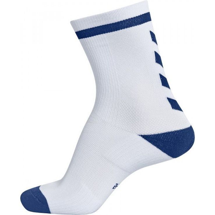 Hummel Chaussettes d'entraînement Elite Low - Blanc/Bleu