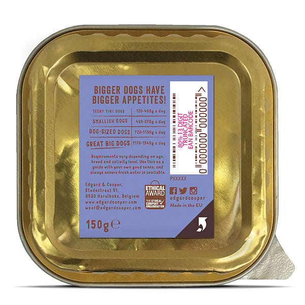 Edgard & Cooper Adult Kuipjes Rund en Eend 11 x 150 gram