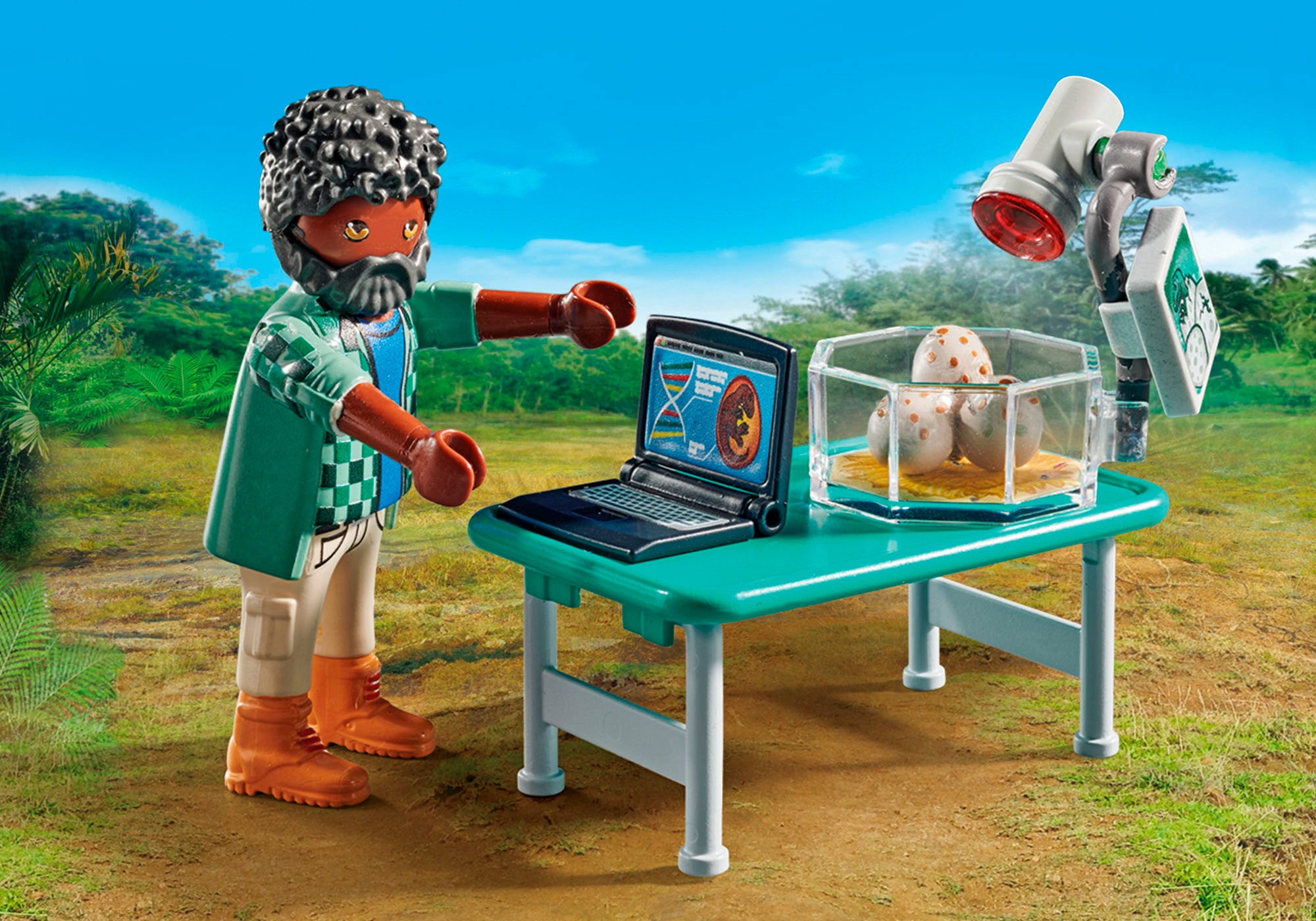 Playmobil® Konstruktions-Spielset »Forschungscamp mit Dinos (71523), Dinos« Made in Europe