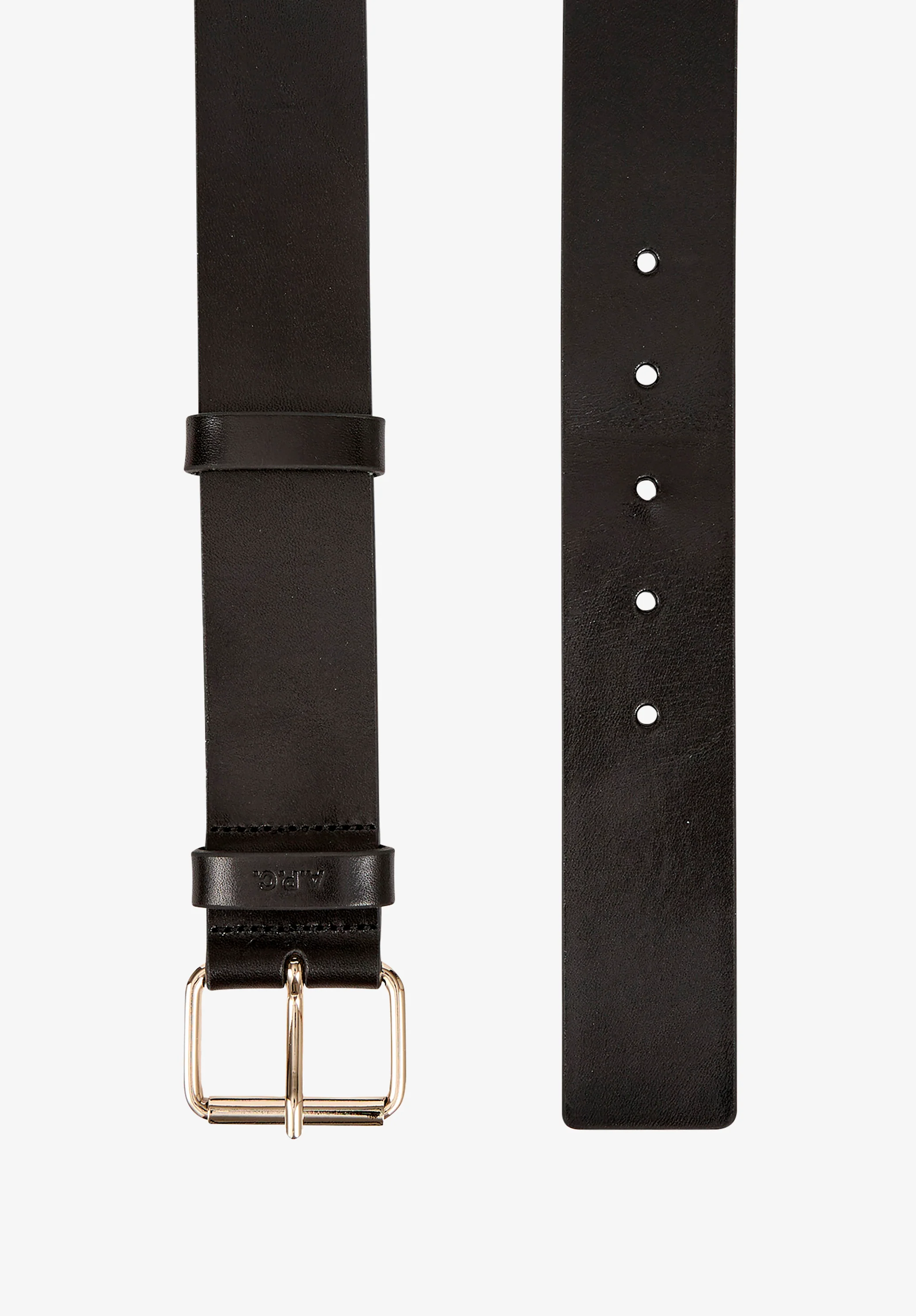 la ceinture large - Noir