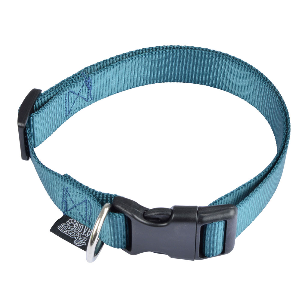 Collier réglable bleu 50-70cm