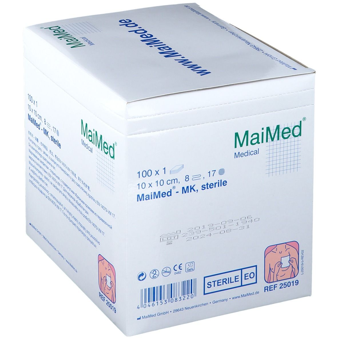 MaiMed® MK Sterile Kompressen 10 x 10 cm