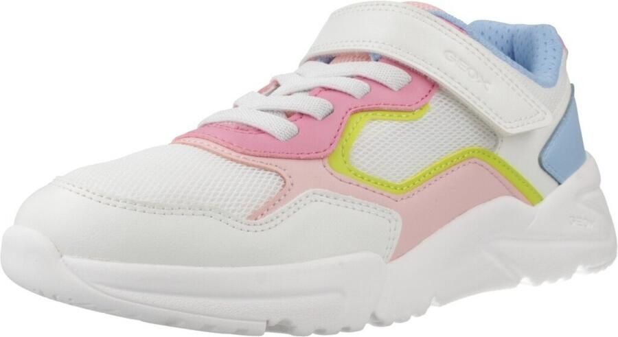 GEOX LOFTUS Sneakers WIT ROZE