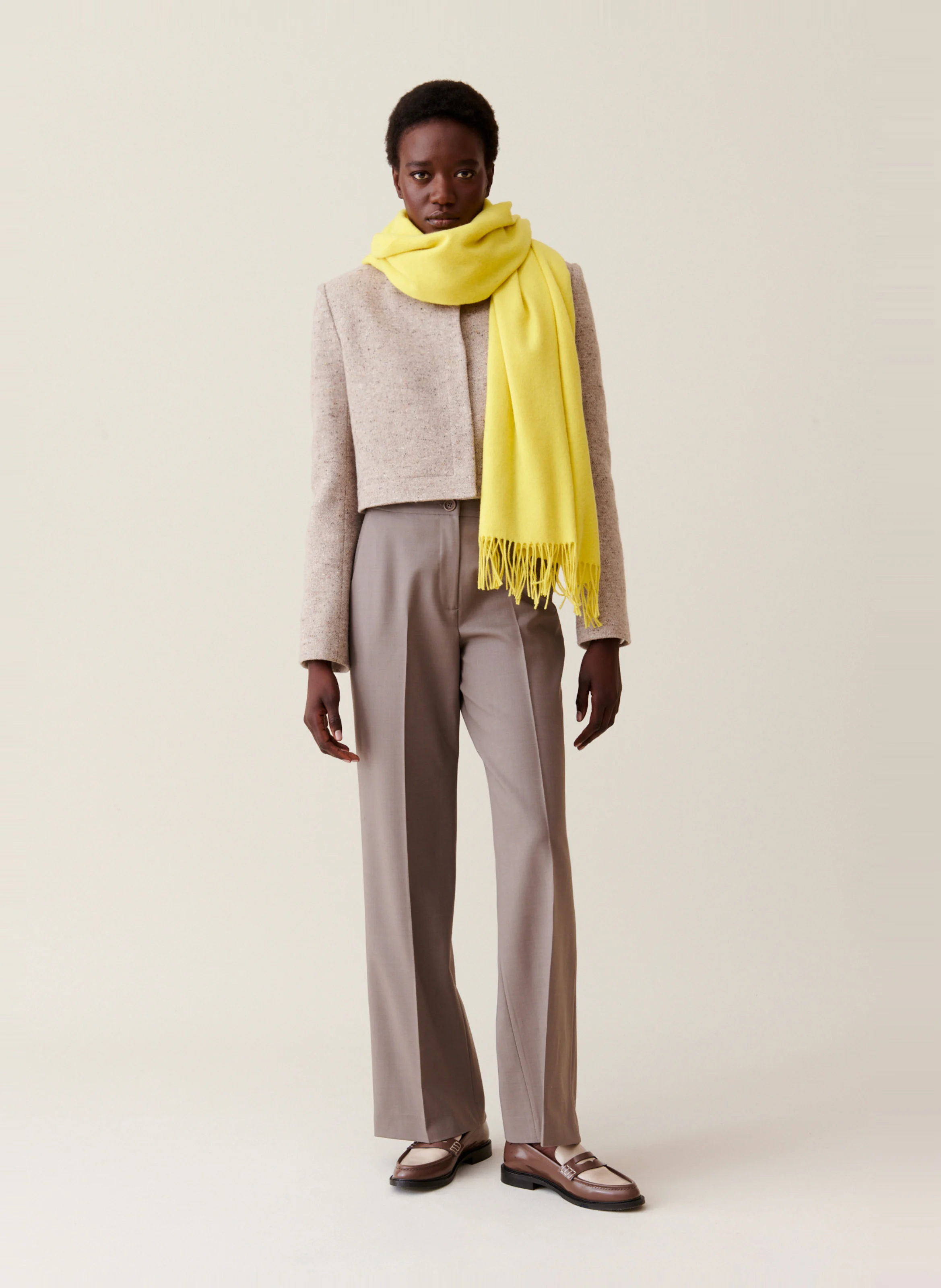 Echarpe en laine | Jaune