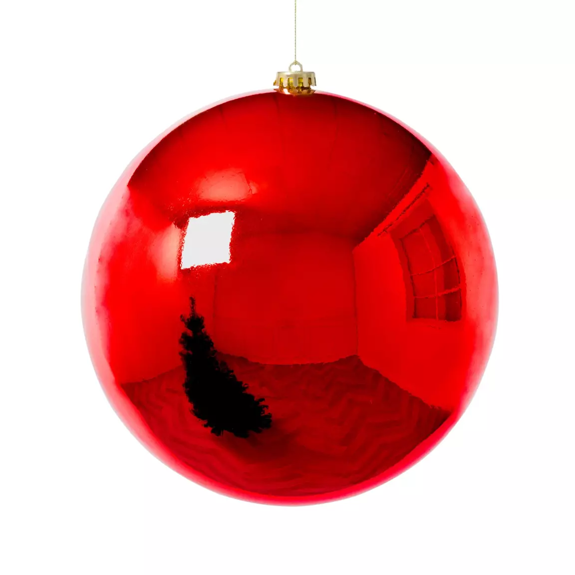 Boule de Noël (D250 mm) New Alpine Rouge
