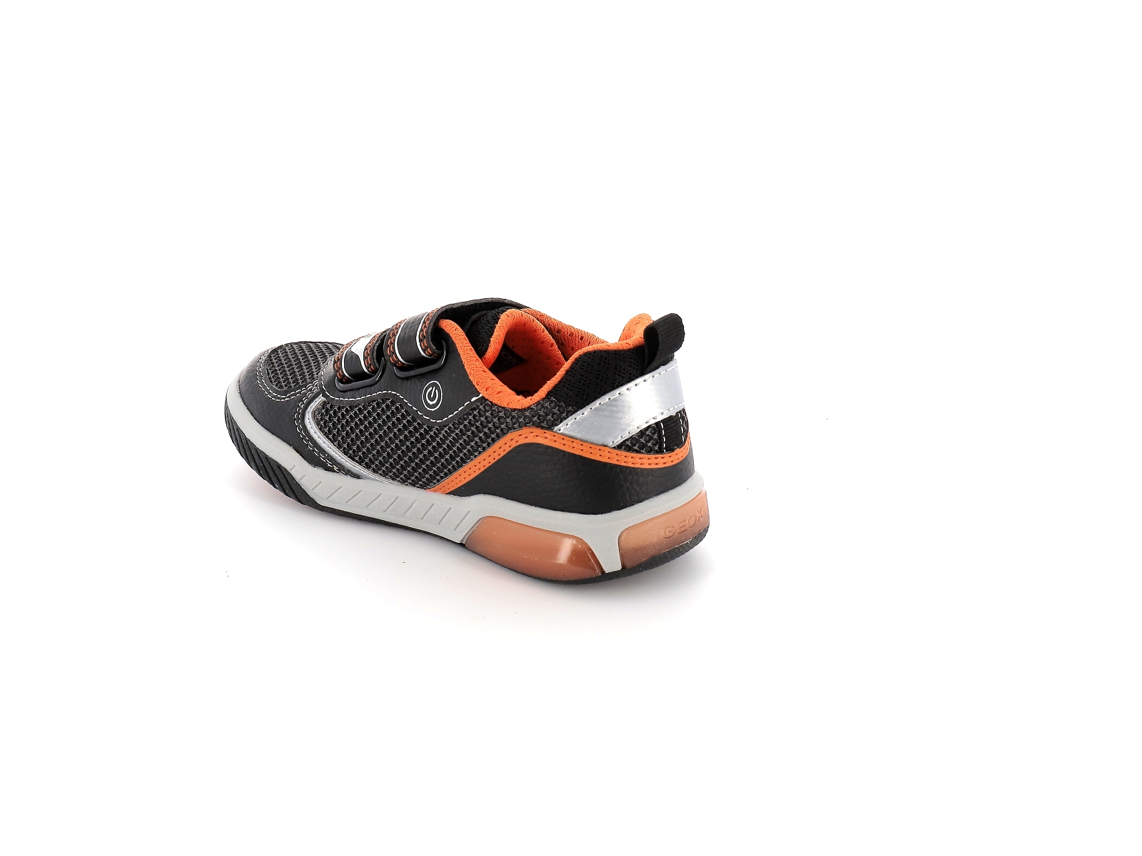 Geox-J INEK BOY-J159CB Matières combinées Noir Orange