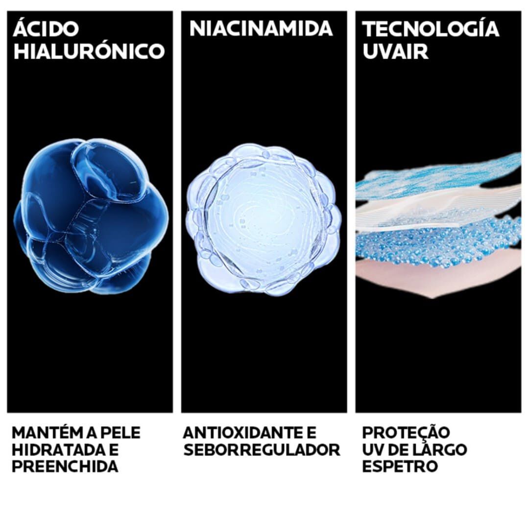 LA ROCHE POSAY  Anthelios Fluído UV-Air FPS50+ - Proteção Solar Invisível com Efeito Matificante - 40ml