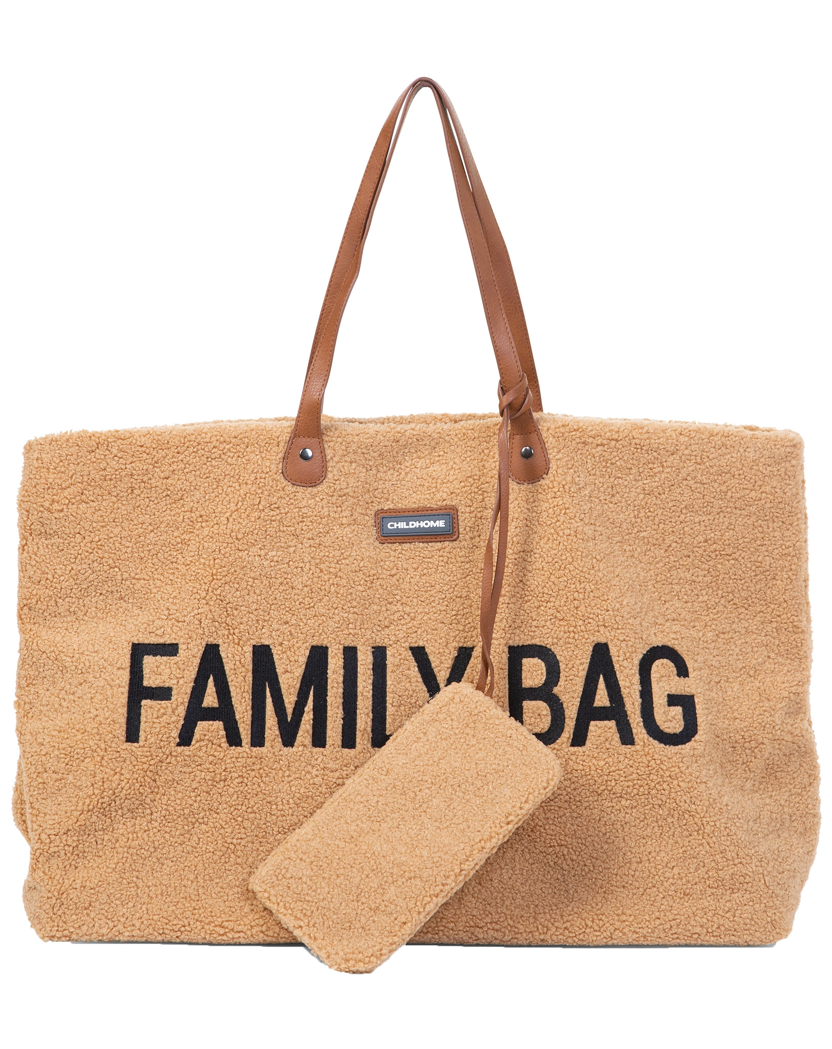 Wickeltasche FAMILY BAG TEDDY (55x18x40) in braun